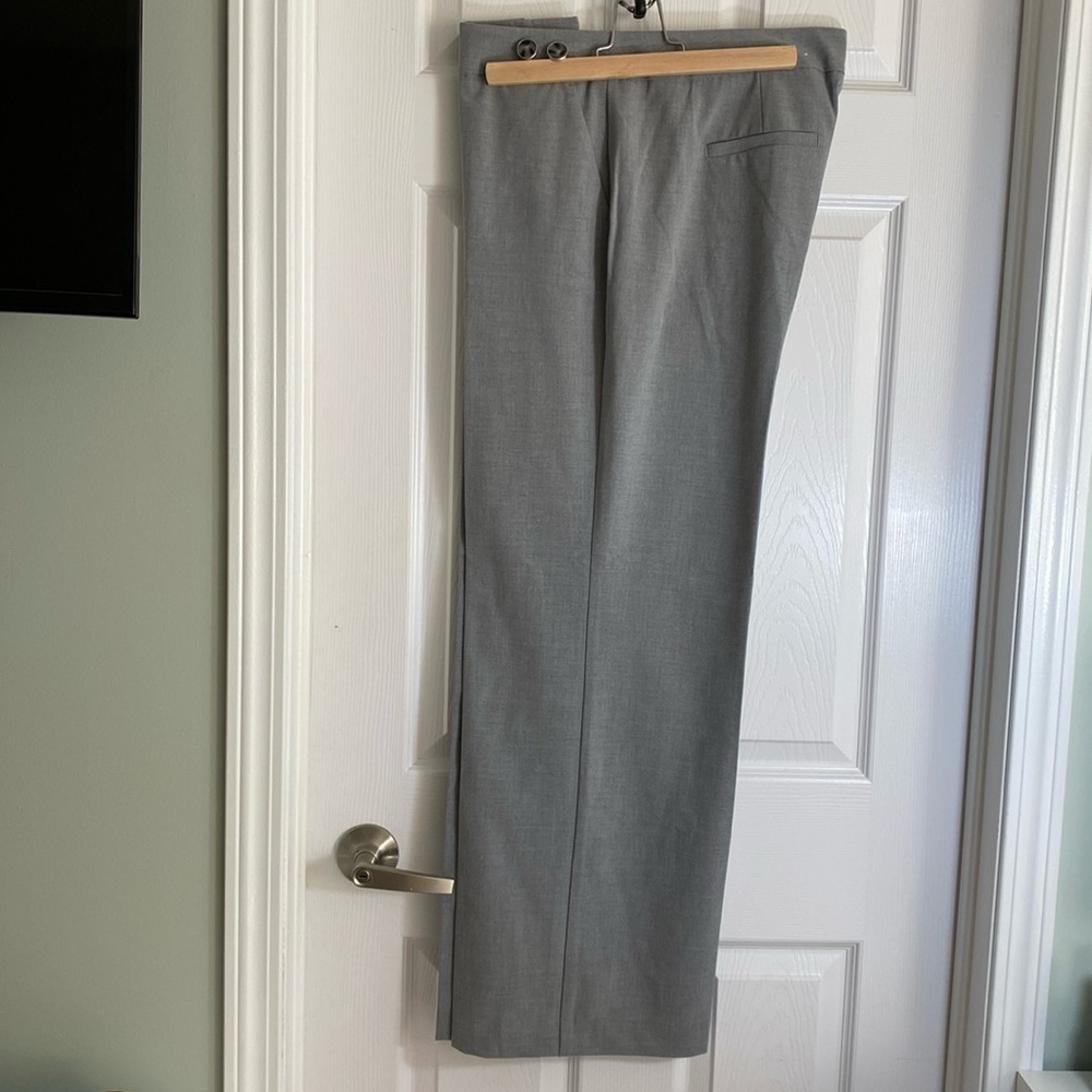 New Laura Wide Leg Grey Dress pants; Size 12